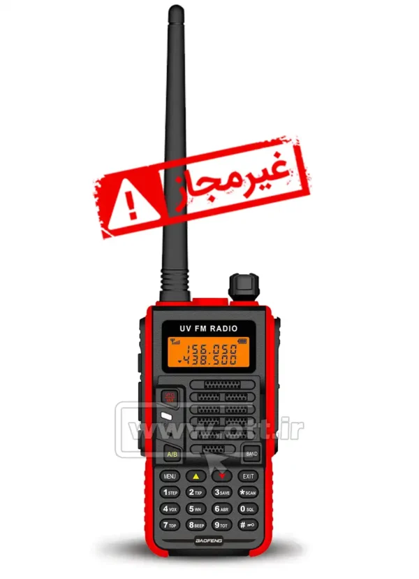 بیسیم واکی تاکی باوفنگ BAOFENG X5 Plus رنگ قرمز